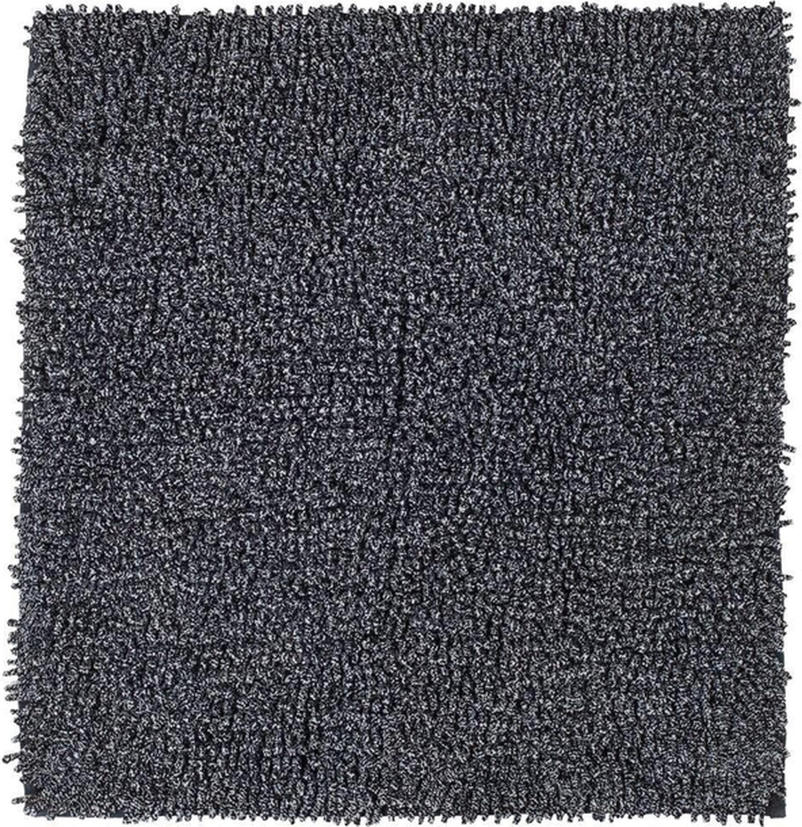 Sealskin misto badmat 60x60 cm - katoen - zwart
