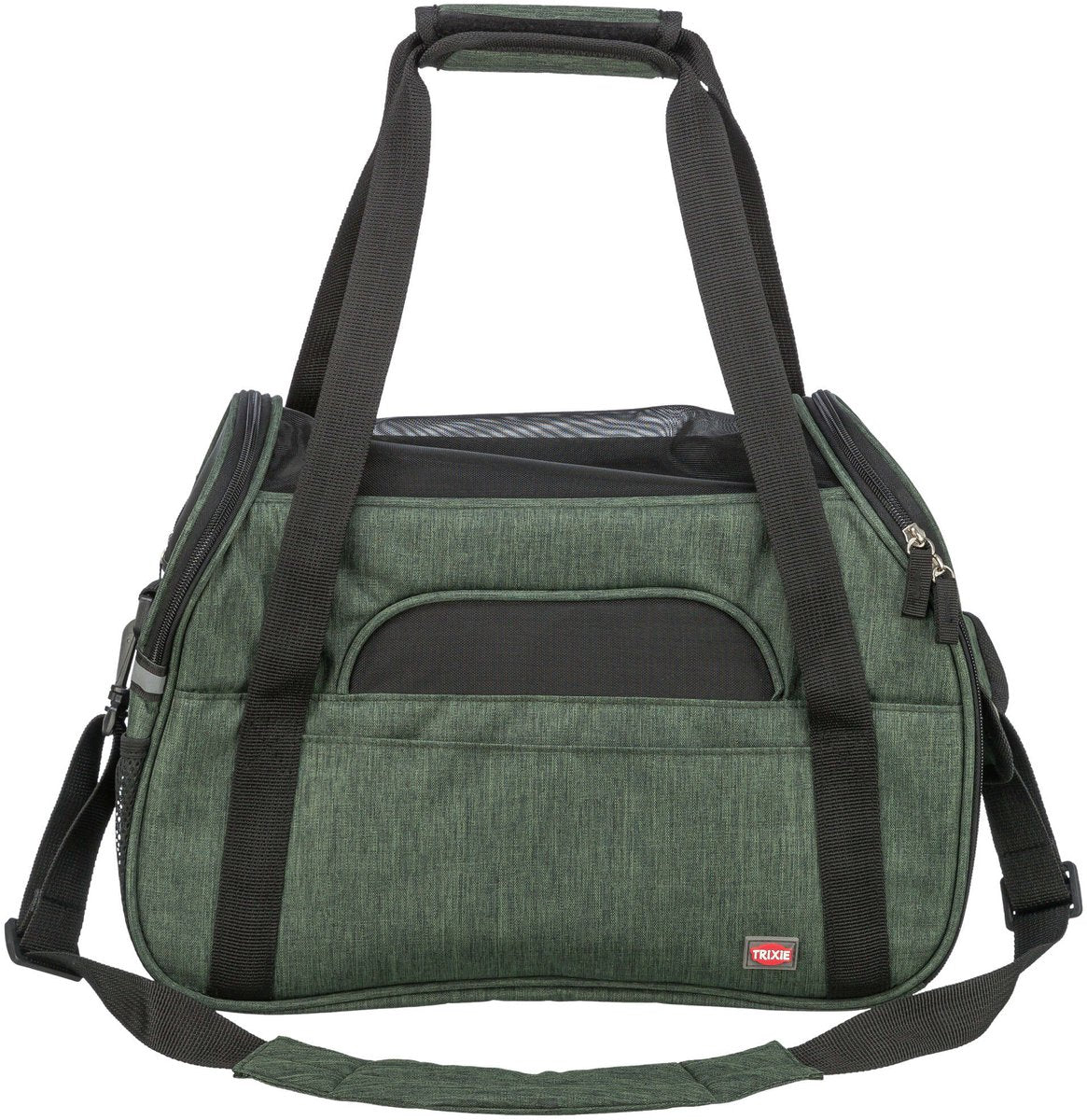 Trixie madison - hondentas - voor honden tot 5 kg - olijfgroen - 42x19x28 cm