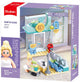 Sluban metropolis hairdresser bouwspeelgoed kinderen vanaf 6 jaar - constructiespeelgoed modelbouw - bouwdoos met 105 bouwstenen - m38-b1265d
