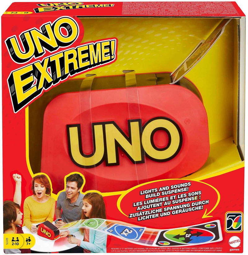 Mattel games uno extreme - vernieuwde versie