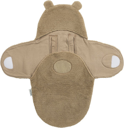 Meyco baby bear wikkeldeken - teddy - warm brown