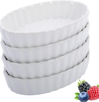 Westmark ovale schaaltjes 4-dlg wit