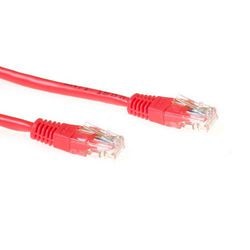 Act rood 5 m u utp cat6 patchkabel met rj45 connectoren