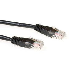 Act zwart 10 m u utp cat6 patchkabel met rj45 connectoren