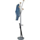 Abi kapstok alba 187 x 38 cm metallic grijs