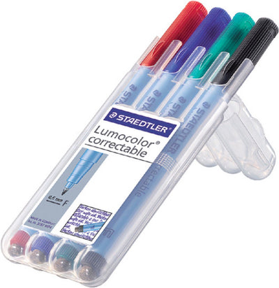 Staedtler viltstift ohp lumo f 305 correctable ass | 10 stuks