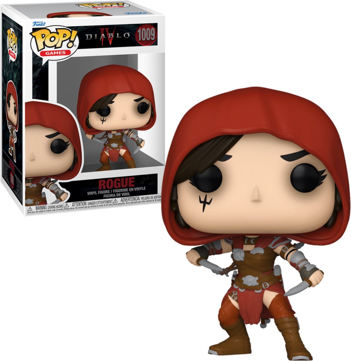 Funko diablo 4 - rogue vinylfiguur 1009 pop! meerkleurig