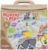 Bambolino woezel pip xl knutselkoffer met knutselbenodigheden, creatief speelgoed jongens en meisjes - junior vanaf 3 jaar - toys - knutselbox knutselpakket cadeau tip - afbeelding 1