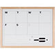 Weeklplanner bi office wit grenen frame