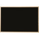 Krijtbord bi-office pine 450x600mm zwart