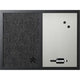 Prikbord bi-office 900 x 600 zwart
