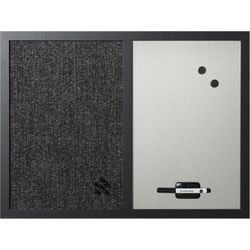 Notitiebord bi office 900 x 600 zwart