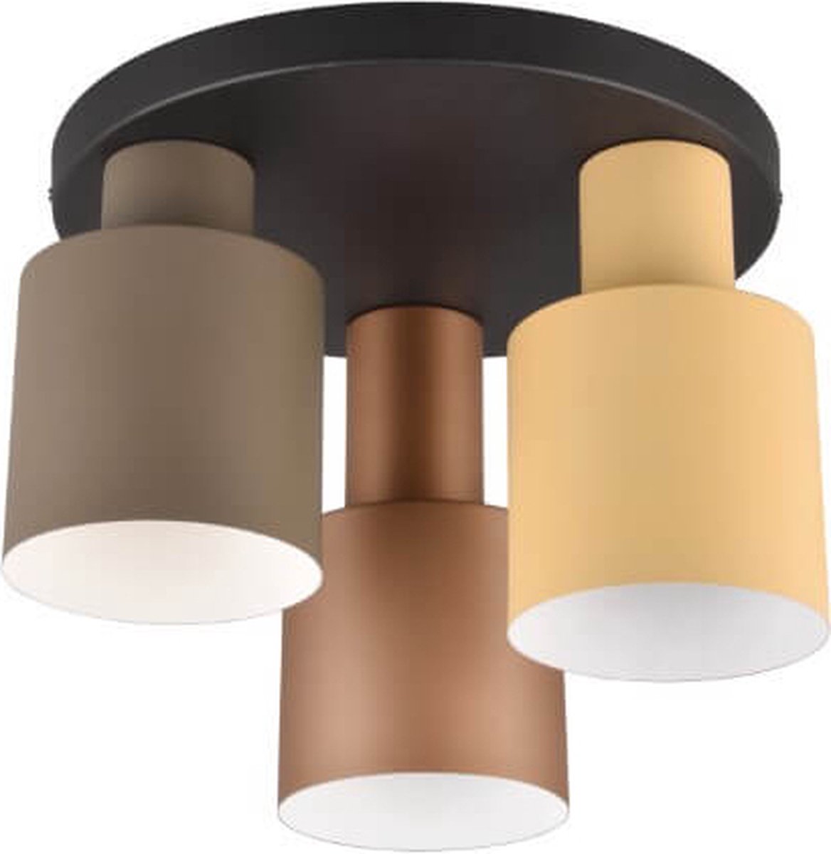 Trio agudo - plafondlamp - multicolour - excl. 3x e27 4 w - plafondbevestiging