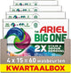 Ariel 3in1 wasmiddel pods the big one color - 4 x 15 stuks