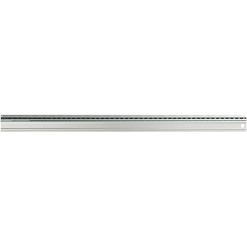 Metalen snijliniaal, l: 50 cm, 1 stuk