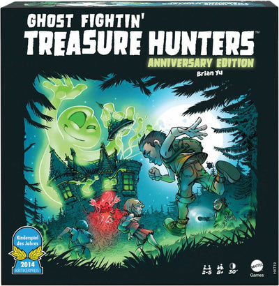 Mattel games games ghost fightin' treasure hunters anniversary edition, bordspel, strategie, 8 jaar, 30 min, familiespel