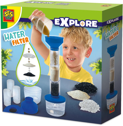 Ses creative waterfilter experimenteerset met filtermateriaal - 6-delig - vanaf 8 jaar - buitenspeelgoed - schoencadeautjes sinterklaas