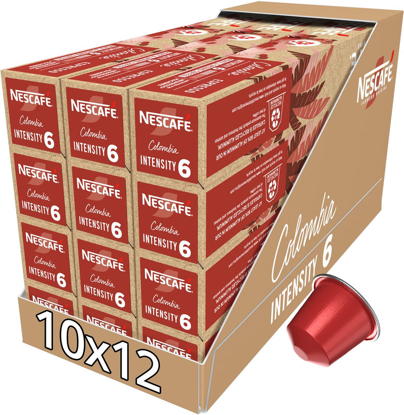 Nescafé farmers origins colombia capsules - 10 koffiecups x 12 doosjes