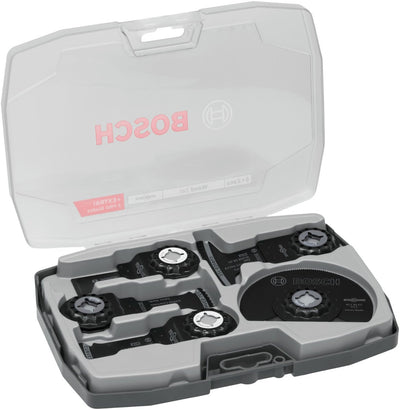 Bosch professional multifunctioneel gereedschap accessoires hout set 7-delig ( 2608669097 ) starlock + koffer