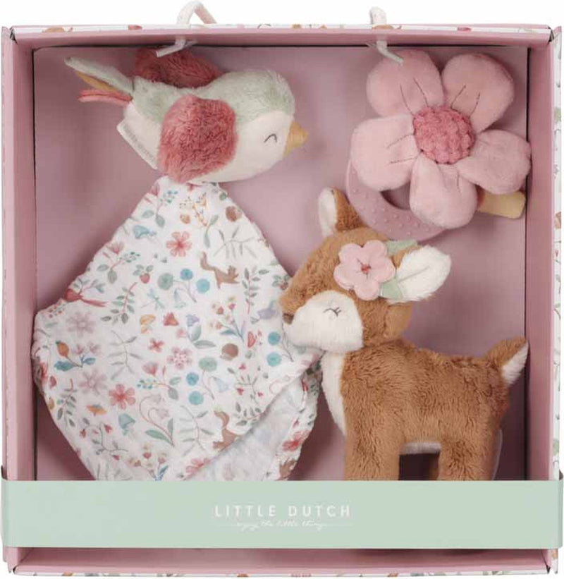 Little dutch giftset knuffels - fairy garden - baby speelgoed - grijp baby speelgoed