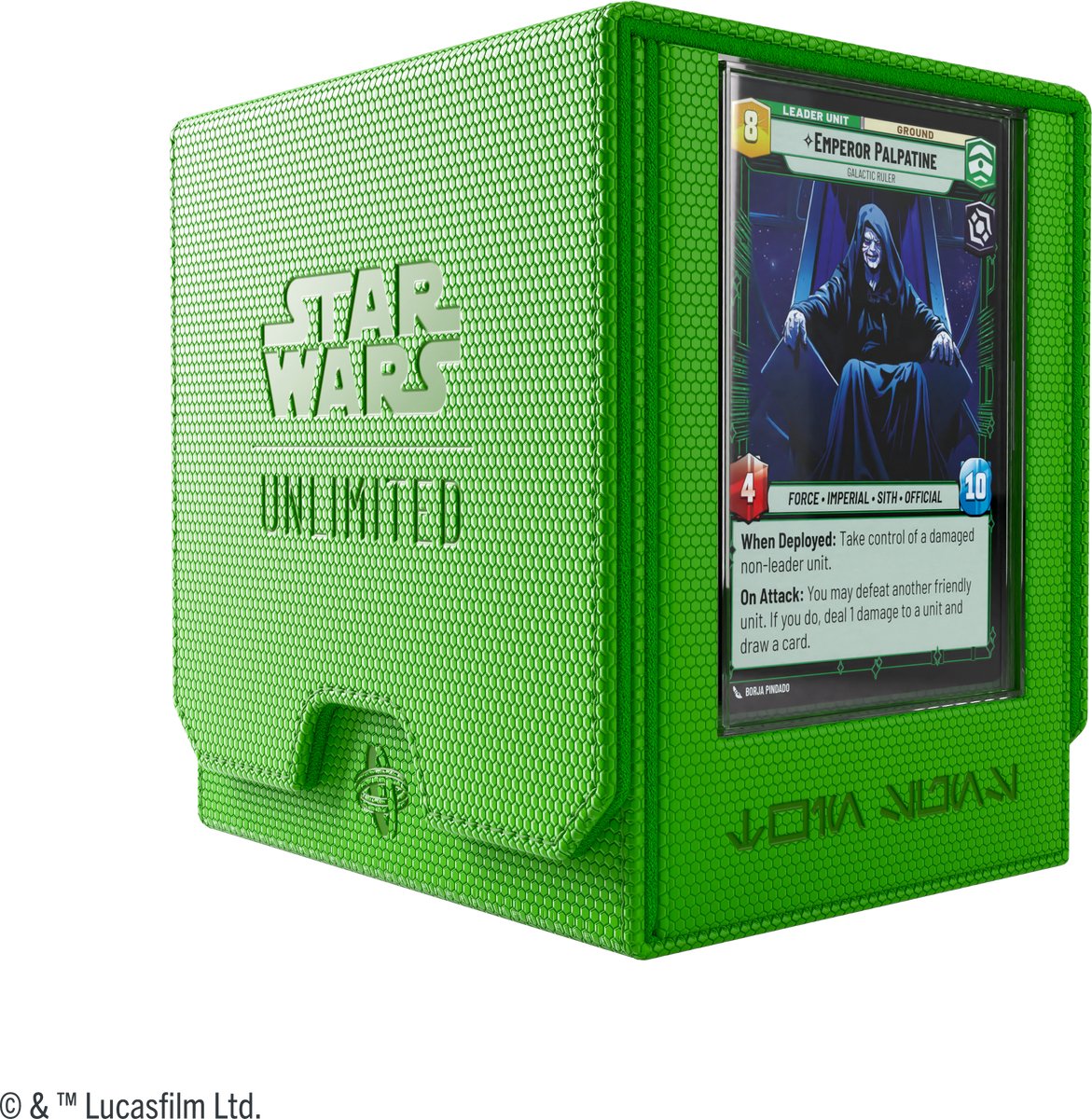 Gamegenic star wars unlimited twin suns deck pod groen - deckbox - tokenbox - voor star wars unlimited -