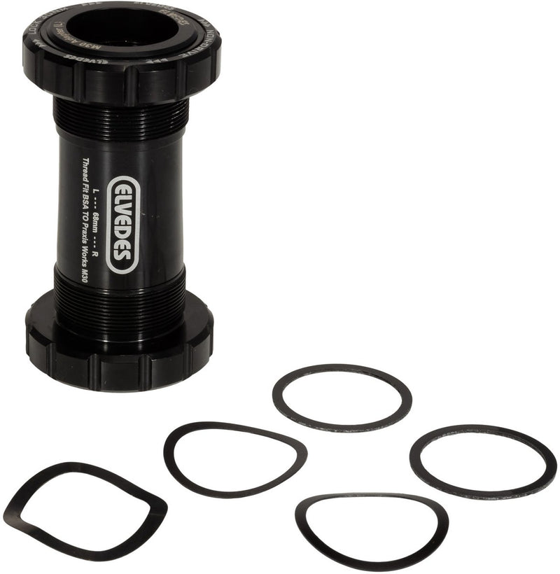 Trapas Elvedes Thread fit BSA voor Praxis road MTB 68-73 mm