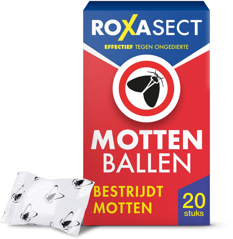 Roxasect mottenballen - motten bestrijden - insectenbestrijding - 20 stuks