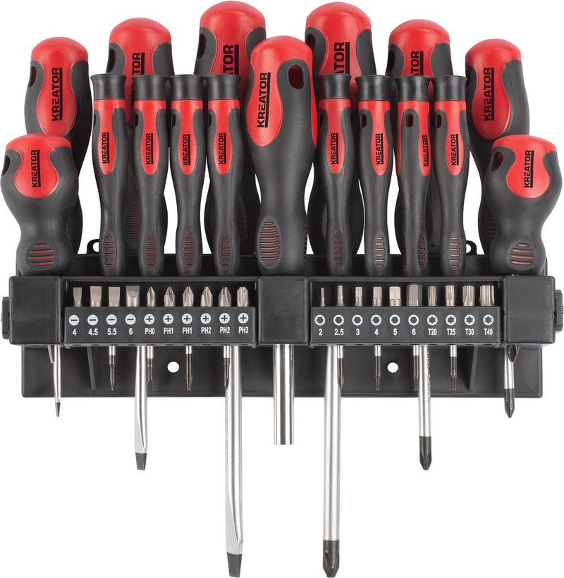 Kreator - hand tools - krt400010 - schroevendraaierset - 37 st.