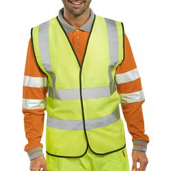 Hesje b seen hi-vis geel 4xl