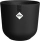 Elho jazz rond 19 bloempot voor binnen - woonaccessoire van 100% gerecycled plastic - ø 18.9 x h 17.6 cm - living black