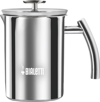 Bialetti cappuccinatore induction melkopschuimer 330 ml – rvs melkopschuimer voor inductie – handmatige melkopschuimer – voor cappuccino latte macchiato