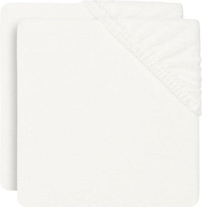 Jollein - aankleedkussenhoes badstof 50x70cm - zachte hoes baby aankleedkussen - ivory - 2 stuks