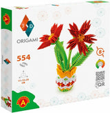 Alexander toys origami 3d - bloemenvaas, 554dlg. - afbeelding 1