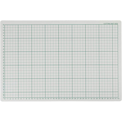 Snijmat Rubber met Rasterlijnen, 30x45cm