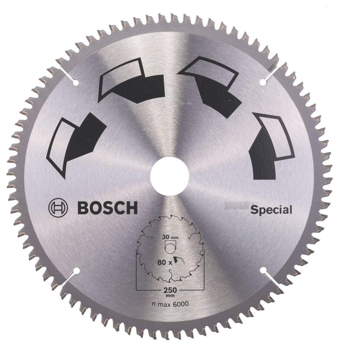 Bosch - cirkelzaagblad special 250 x 30 x 3,2 mm, 80