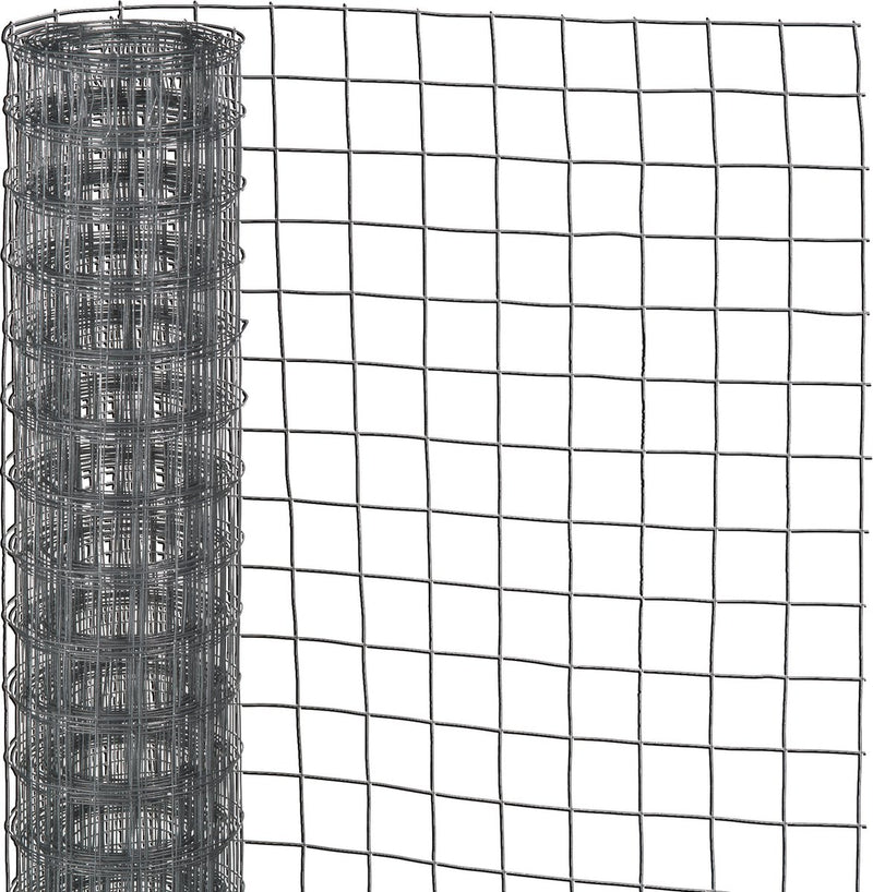 Nature - verzinkt staal gaas - 3 x 1m - grijs - 6,4mm mazen