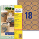 Labels avery l7103-25 63 x 42 mm