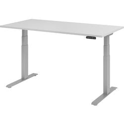 Bach zit-sta-bureau hammerer vxdkb16 5 s grijs, zilver 1600 x 800 mm