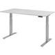 Bach zit-sta-bureau hammerer vxdkb16 5 s grijs, zilver 1600 x 800 mm