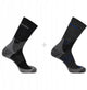 Salomon - x ultra access crew socks | 2-pack | sokken | maat xl 45-47 - antraciet zwart