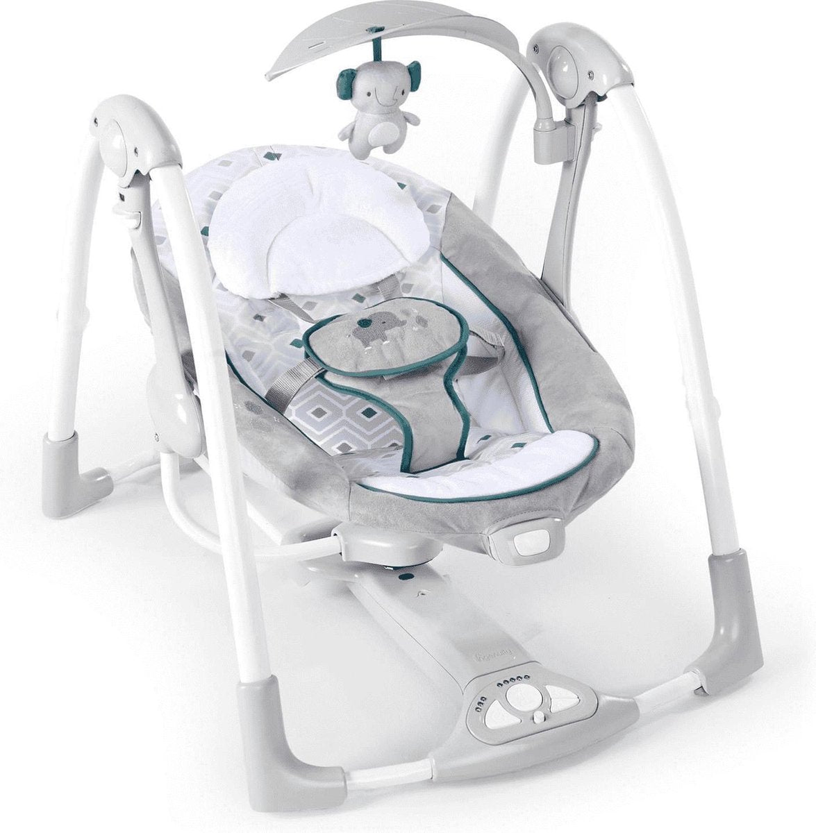 Ingenuity bright starts hybride swing olifant - schommelen met 5 snelheden