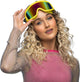 Boland party skibril neon geel
