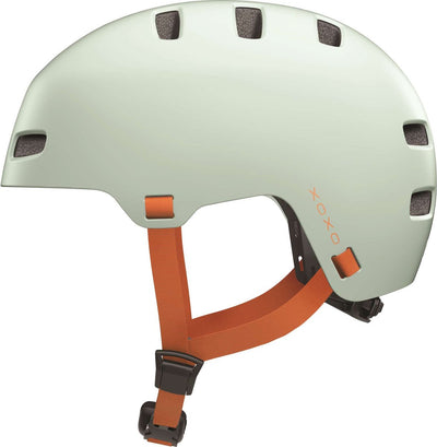 Abus fietshelm xoxo mint green m - 54-58 cm - lichtgroen - geschikt voor gebruik op elektrische fietsen - stadsfietsen - 400 g m