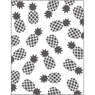 Embossing folder , ananas, afm 11x14 cm, dikte 2 mm, 1 stuk