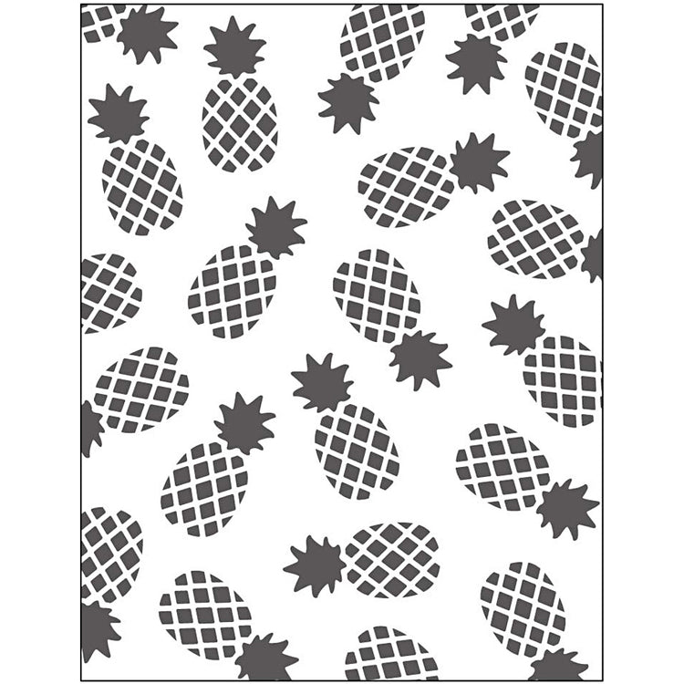 Embossing folder , ananas, afm 11x14 cm, dikte 2 mm, 1 stuk