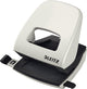 Leitz nexxt metalen bureau perforator - perforeert tot 30 vel - voor mappen en ringbanden - grijs