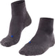 Falke tk2 cool short anti-blaar dik lyocell functioneel materiaal wandelsokken dames grijs - maat 39-40