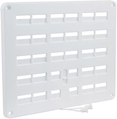 Star x starx luchtrooster met trekkoord - 200 x 250 mm - wit
