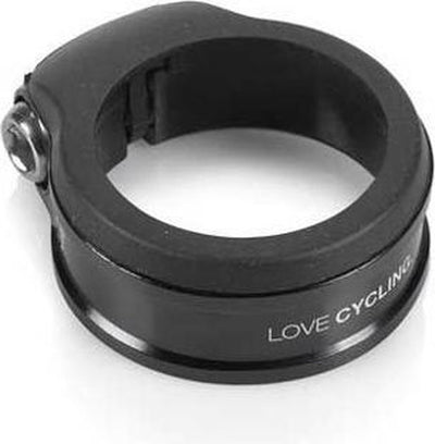 Xlc pc-a02 zadelpenklem - 31.8mm - aluminium - m seal - zwart