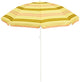Mica decorations gestreepte parasol ø160 cm – lichtbruin – 180 cm hoog